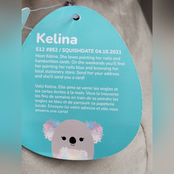 Squishmallows Original Kelina the Koala 12 Inch Stuffed Animal Multicolor-BNWT - Picture 6 of 10